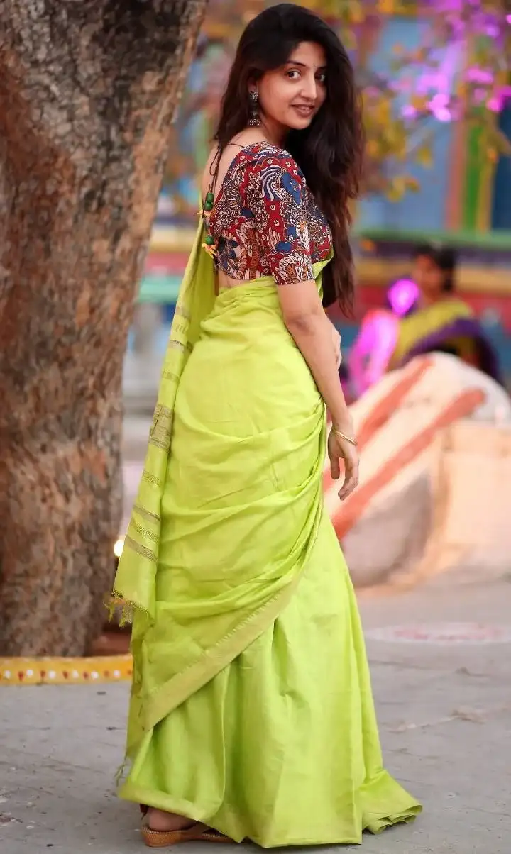 SOUTH INDIAN QUEEN POONAM KAUR IN GREEN SAREE 4